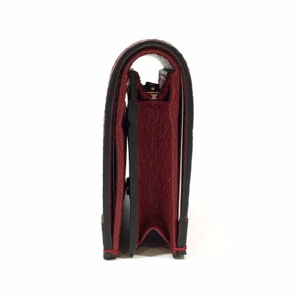 NIB GUCCI Ophidia GG Supreme Monogram Web Flora Card Case Wallet Red Leather NIB - Picture 3 of 10